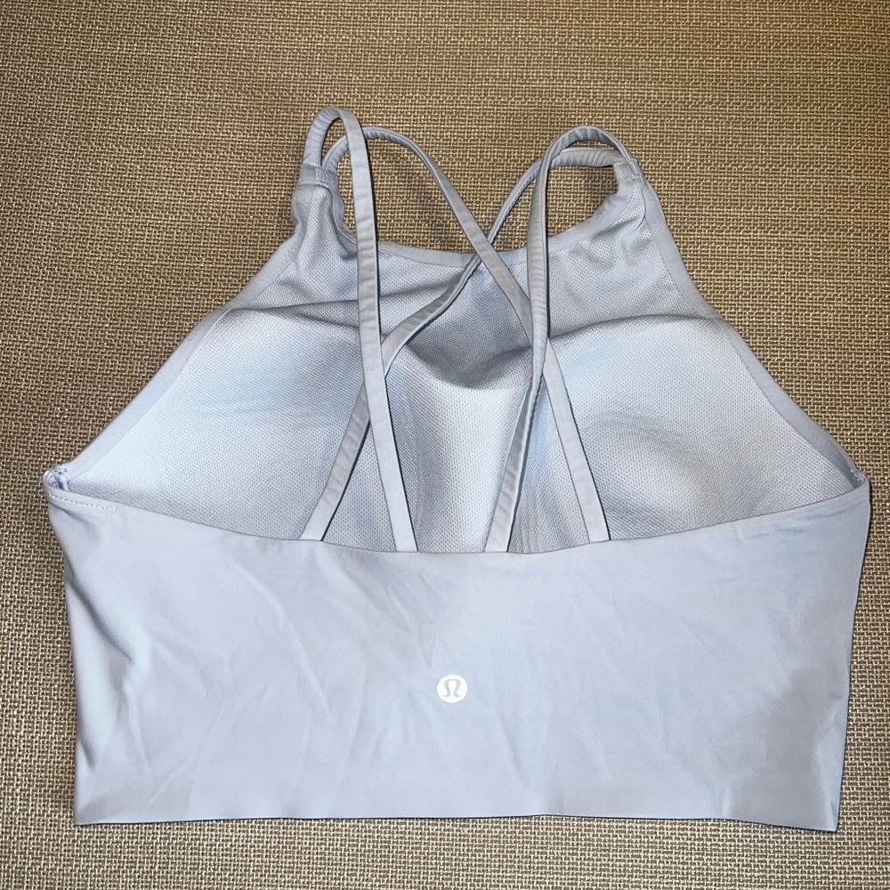 lululemon athletica Light Blue Strappy Sports Bra
